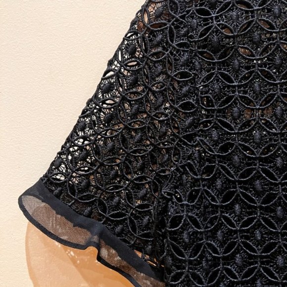 Zara   * GUIPURE LACE MOCK NECKTOP blouse - Picture 13 of 14